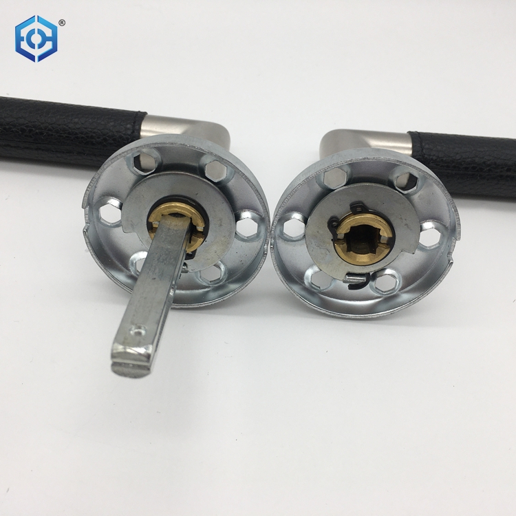 brushed chrome door handles