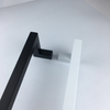 Silver Black White Stainless Steel Square Rube Commercial Door Hardware Glass Custom Door Pulls Handles