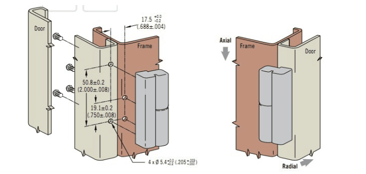 stainless steel lift off hinges