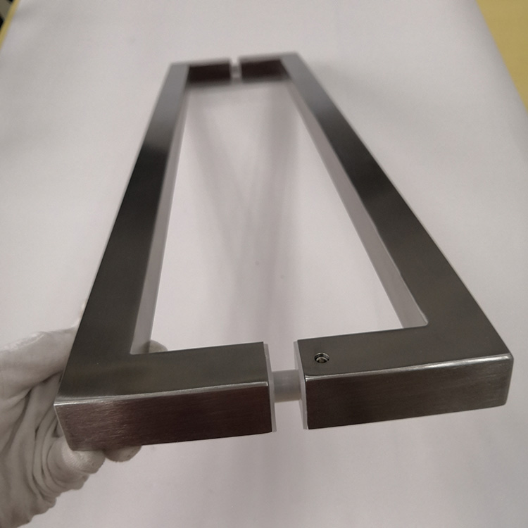 wooden glass door handle