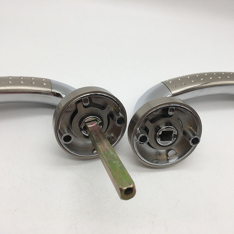 satin chrome door handles