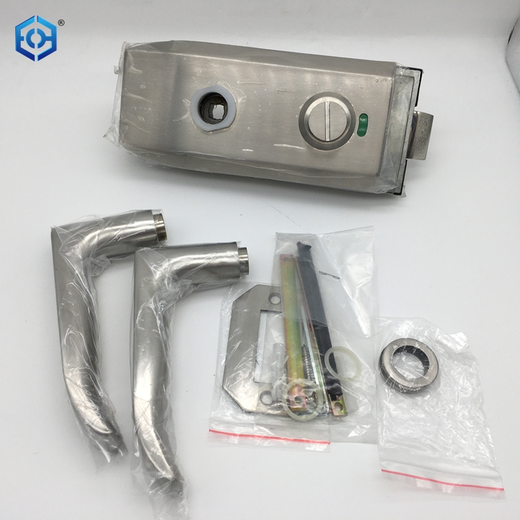 304 Stainless Steel Single Side Glass Door Lock with Indicator