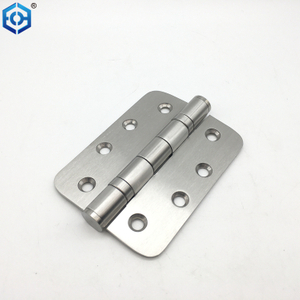 SUS304 Solid Stainless Steel Door Hinges for Heavy Door with Rounded Conrners Include Screws