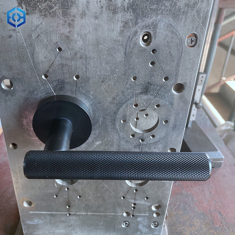 knurled gold handles