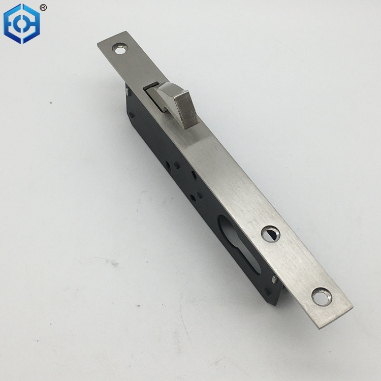 Aluminium Door Sliding Hook Lock ECH OEM Standard 20mm Backset Steel Mortise Door Lock Case