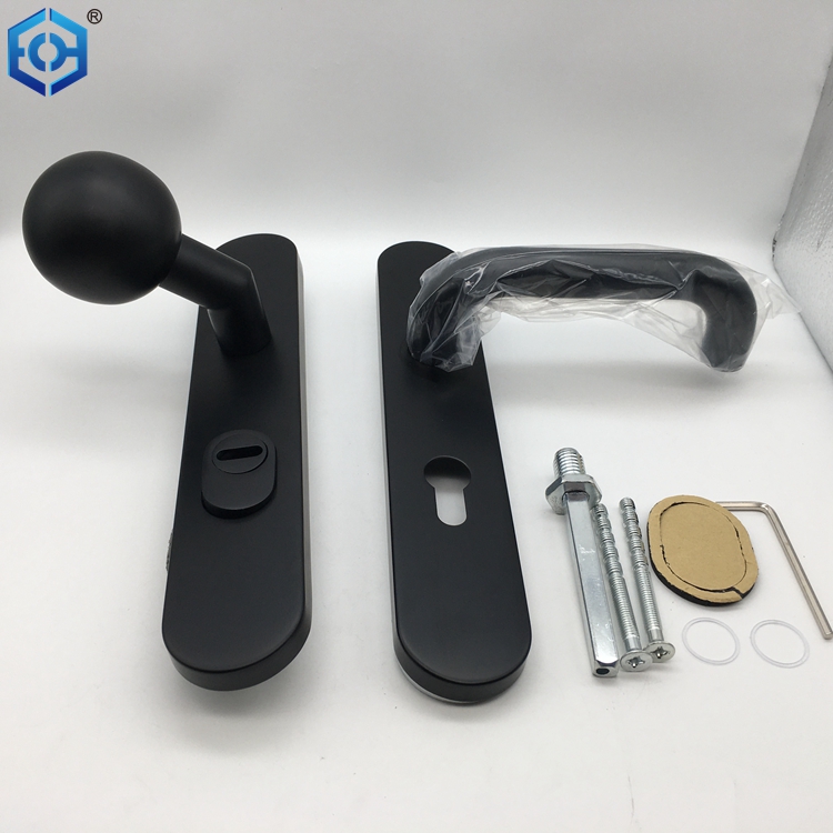 black interior door handles