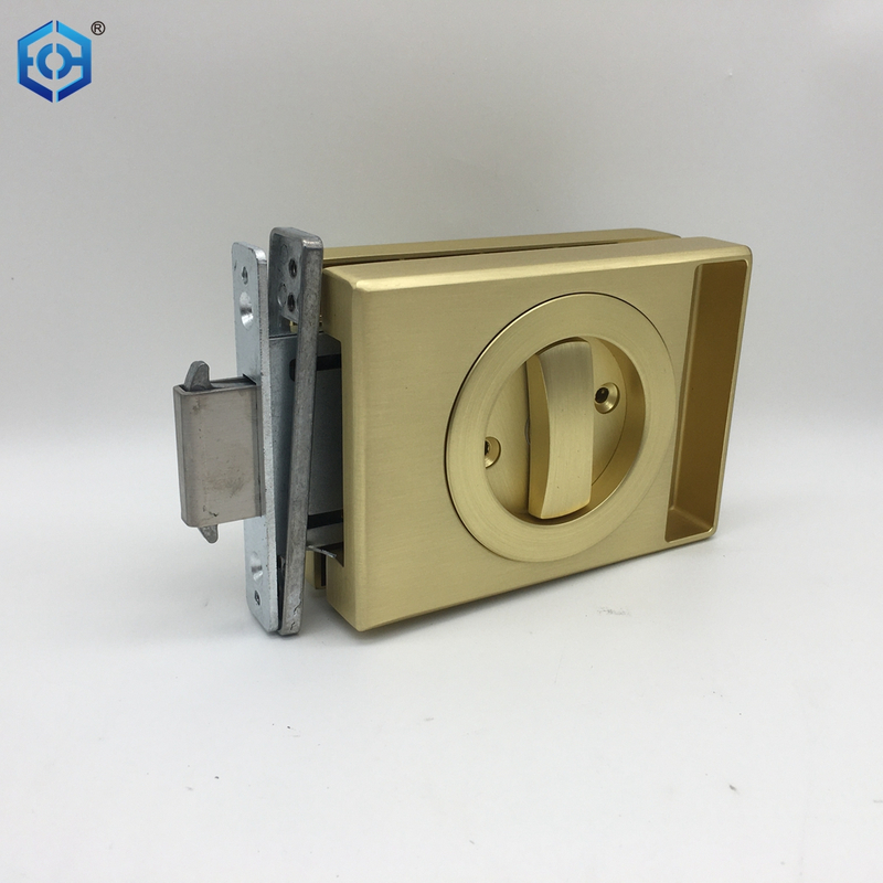 Extremely Narrow Frame Indoor Bathroom With Key Shifting Door Lock 16 Narrow Side Glass Door Lock