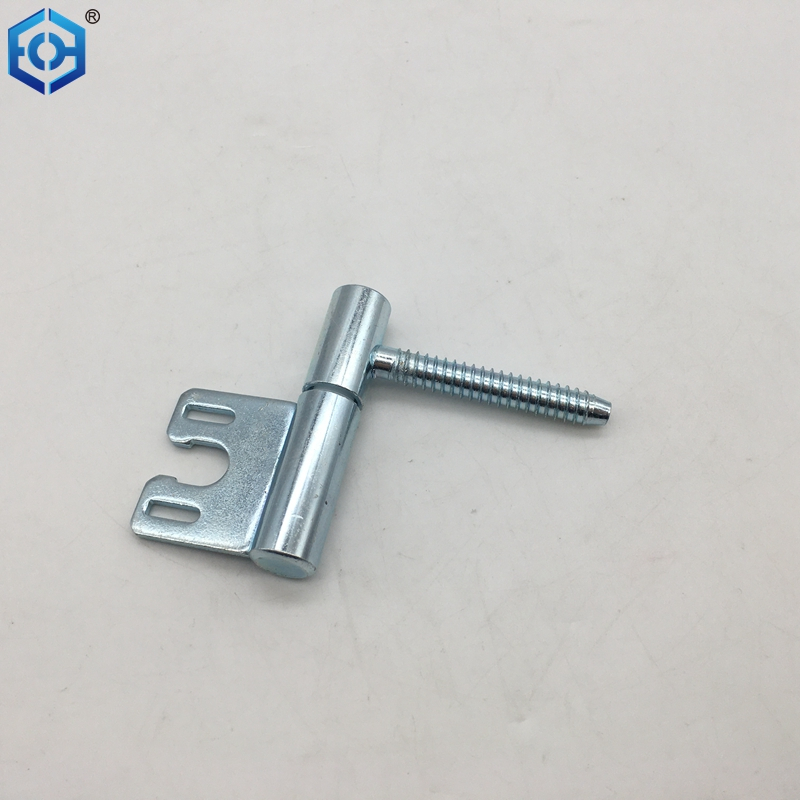 SN-TEC Standard Silver Light Nickel-Plated Door Hinge for Wooden Doors with Steel Frames 