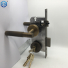 Door Locks for Bedroom And Mortise Lock Handle Set with 3 Brass Key Antique Finish