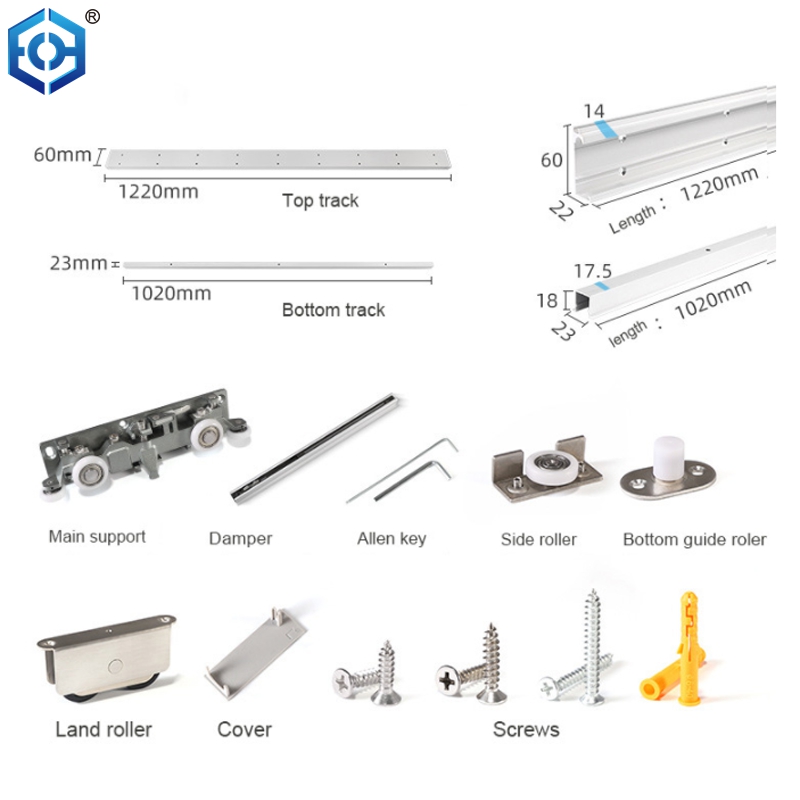 Ghost Door Sliding Hidden Doors Hardware Kit Back Sliding Door System Magic Sliding Door