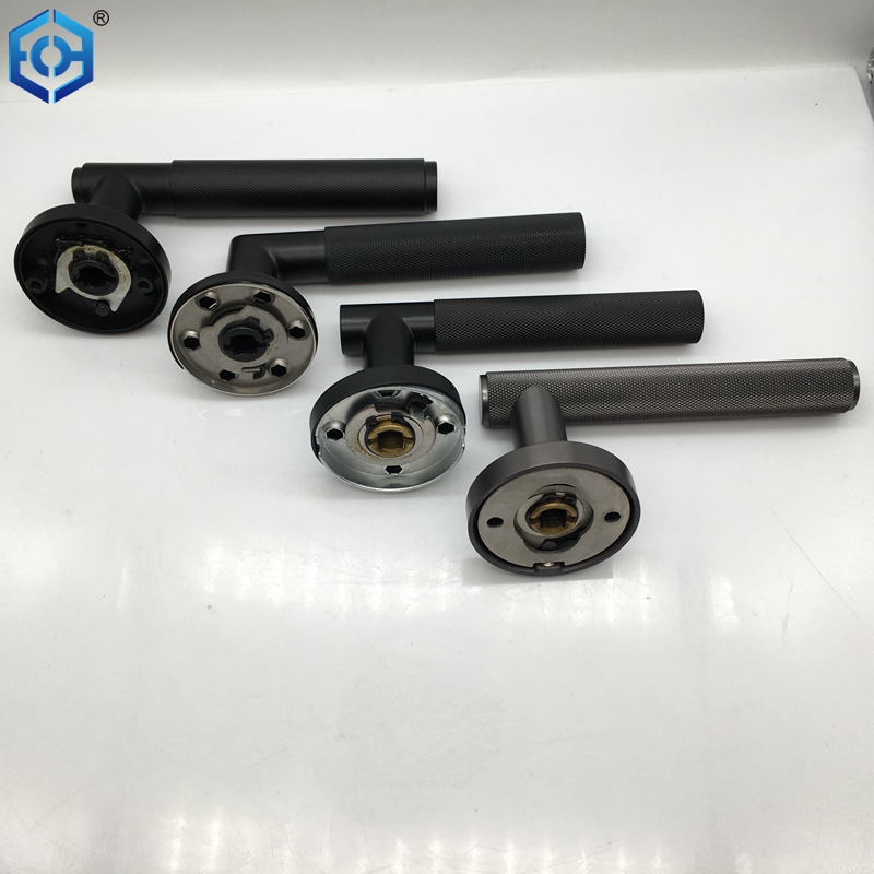 knurled door handles