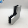 Silver Aluminum Patch Fittings Compatible with 1/2" (12mm) Thickness Glass Door L Patch Fittings