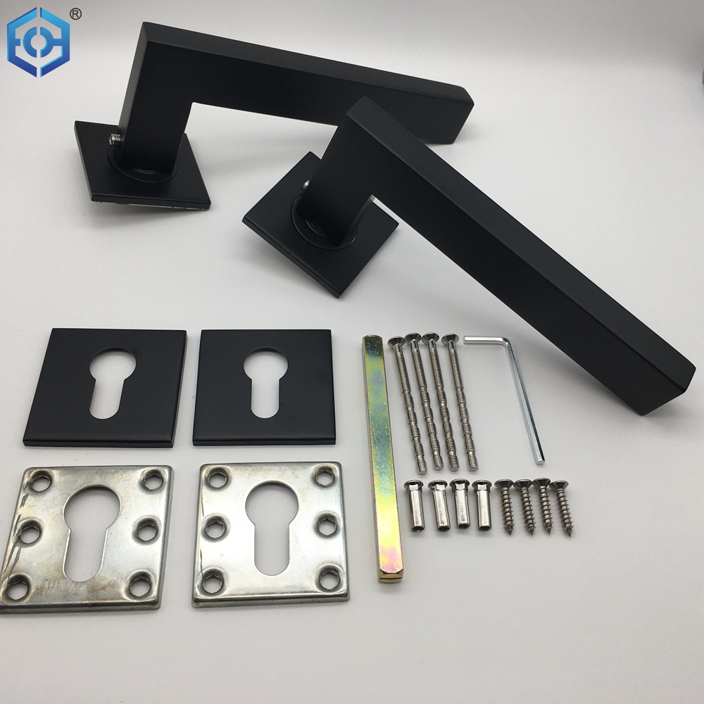 Stainless Steel Square Competitive Price Interior Privacy Door Handle