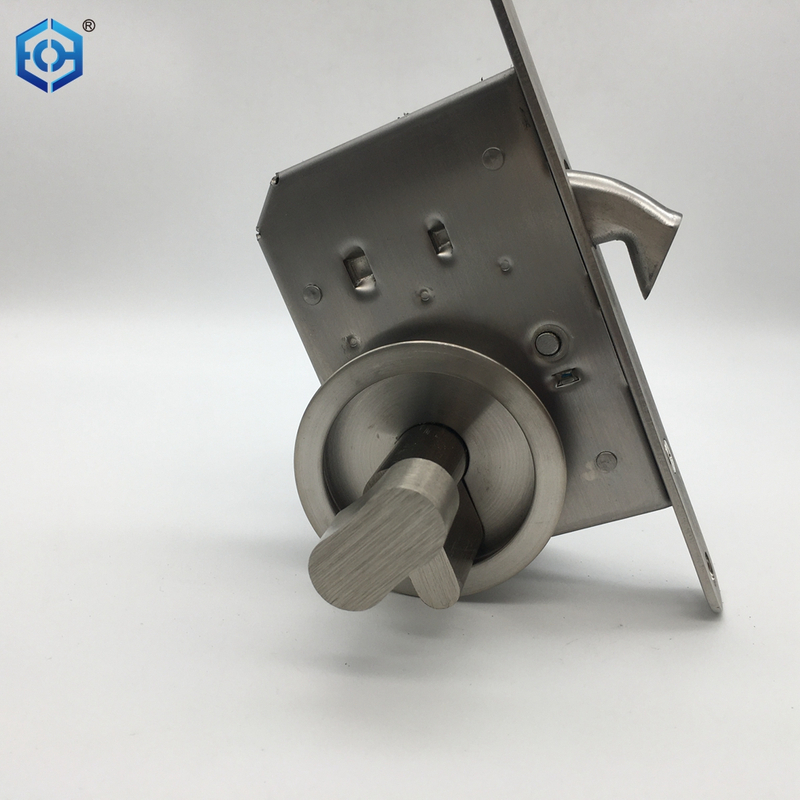 Stainless Steel Easy Install Entrance Mortise Sliding Door Lock With Round Concealed Handle
