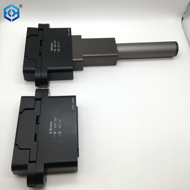Black 3D Adjustable Self Closing Hydraulic Concealed Hinges With Device And without Device