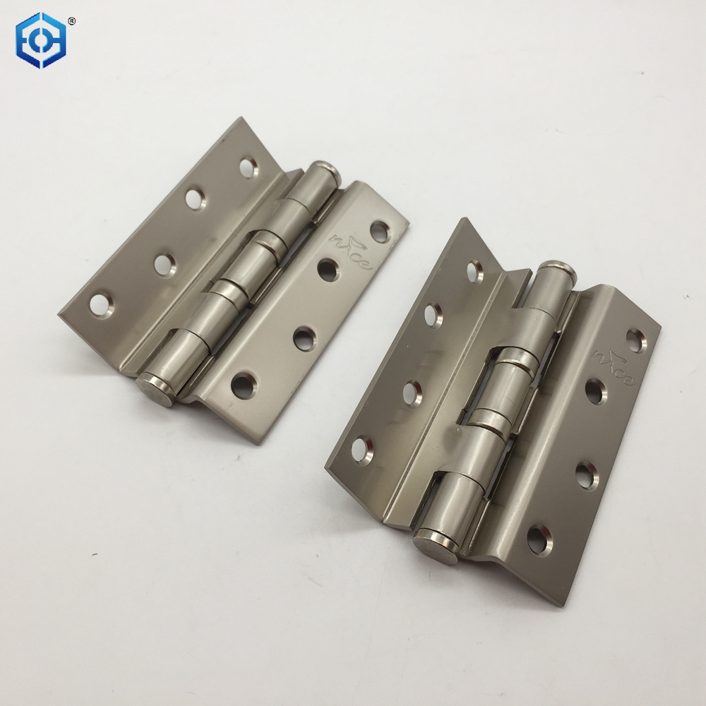 4 Inch Stainless Steel Cranked Hinge Wooden Door Bending Door Hinge