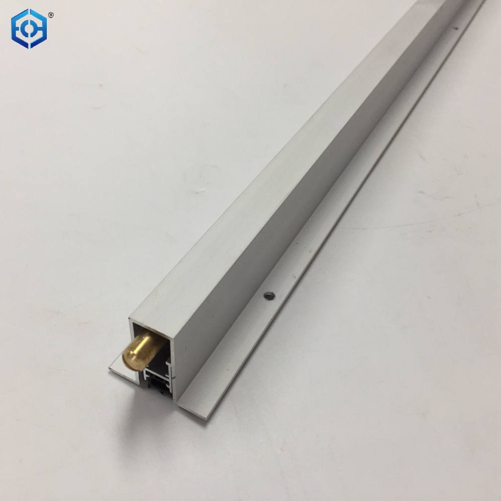 Automatic Door Bottom Under Door Seal with Double Neoprene Bulb Seal 1" Drop - 36" Mortised Automatic Door Sweep