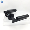 Black Stainless Steel Marble Door Lever Handle with Round Rose