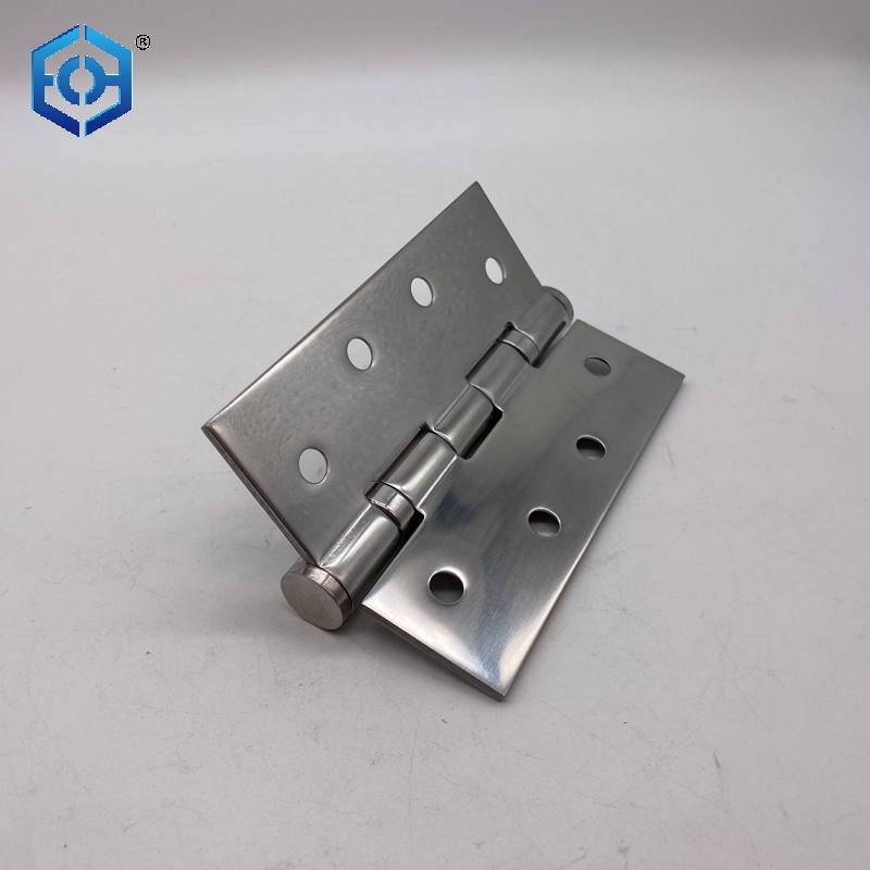 Swinging Door Hardware 4 Inches Square Corner Chrome Door Hinges