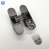 Modern 3D Adjustable Soft Closing Stainless Steel Gray Concealed Door Hinge for Wood Doors 100kg Capacity 180 Opening Angle 2mm