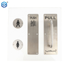Stainless Steel Wall Sticker Male Female Restroom Signs Men Women Bathroom Plaques For Door