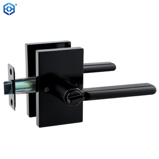 Zinc Alloy Vienna Door Lever Lock with Rectangular Rosette Entry Latch