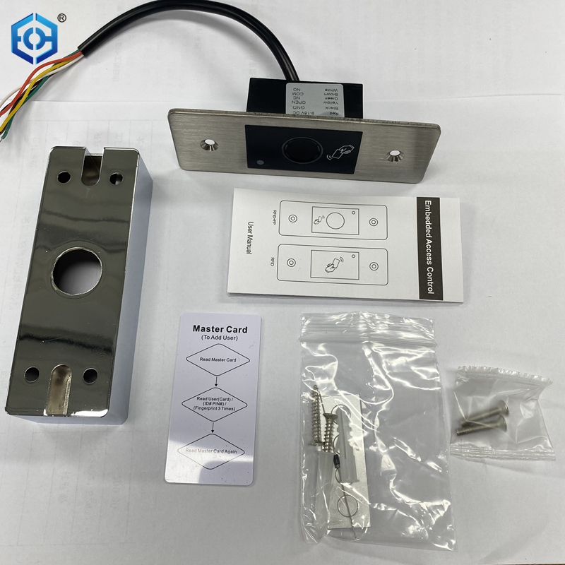 Fingerprint/RFID Access Control System Flush Mount 12 V DC 18 V DC IP66