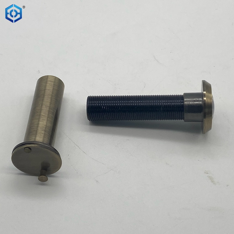 180 Degree Brass Long Door Peephole Door Viewer 16mm Dia 