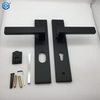 Black Stainless Steel Interior Door Handlesteel Plate And Zamak Handles