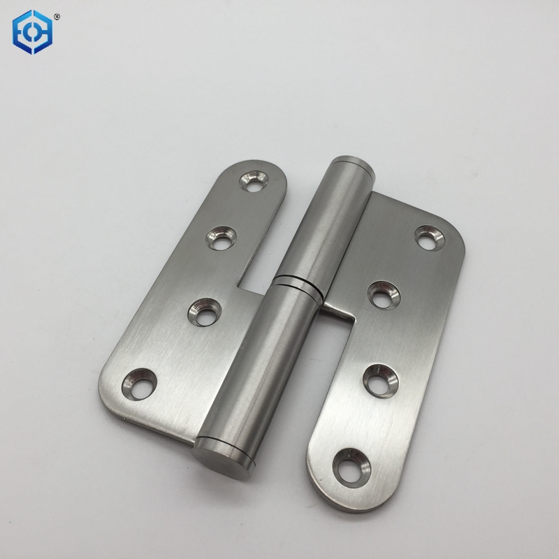 Door Hinges Stainless Steel Hinges 4 Inch Stainless Steel Rounded Detachable Hinge L Shaped Arc Hinge