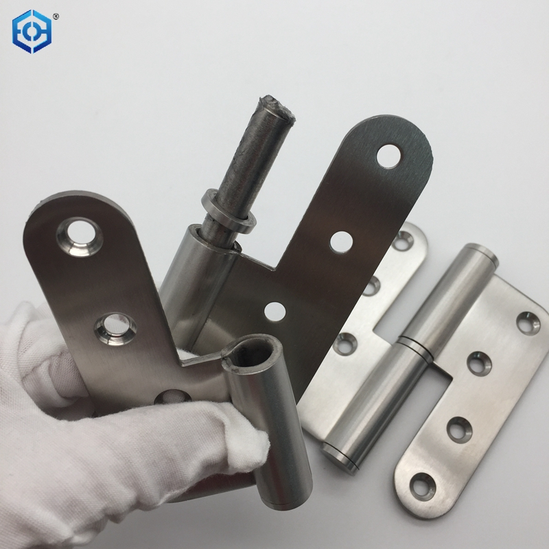 Door Hinges Stainless Steel Hinges 4 Inch Stainless Steel Rounded Detachable Hinge L Shaped Arc Hinge