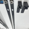 Black Stainless Steel Long Plate Infinito Door Handle
