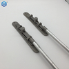 Silver Stainless Steel Concealed Heavy Duty Slide Bolt Lock with Aluminum Rod