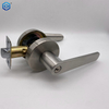Heavy Duty Brushed Chrome Grade 1 Commercial Cylindrical Entry Door Handle with Lock and Clutch Function