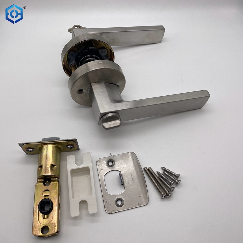 Stainless Steel Keyed Entry Grade 2 Commercial Door Locks Heavy Duty Office Door Lever