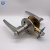 Silver Stainless Steel Door Lever Lock with 3 Keys for Home Bedroom Kitchen Office Door 