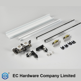 American Ghost Sliding Door System Hidden Track Barn Doors Hardware Concealed Sliding Door System