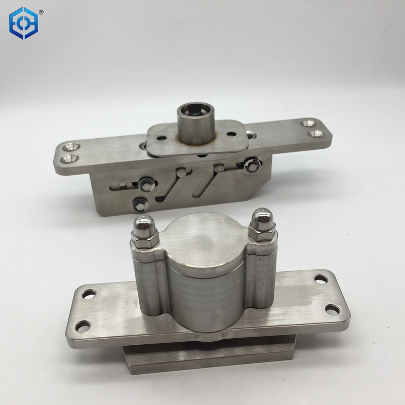 Stainless Steel Bathroom Offset Door Center Hardware Fittings 500kg Floor Spring 360 Degree Rotating Sky Axis Door Hinge