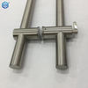 Stainless Steel Cylinder And Thumbturn Glass Door Pull Handle Locking Ladder Pull
