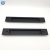 Black Zinc Alloy Long Sliding Concealed Door Flush Pull Handle