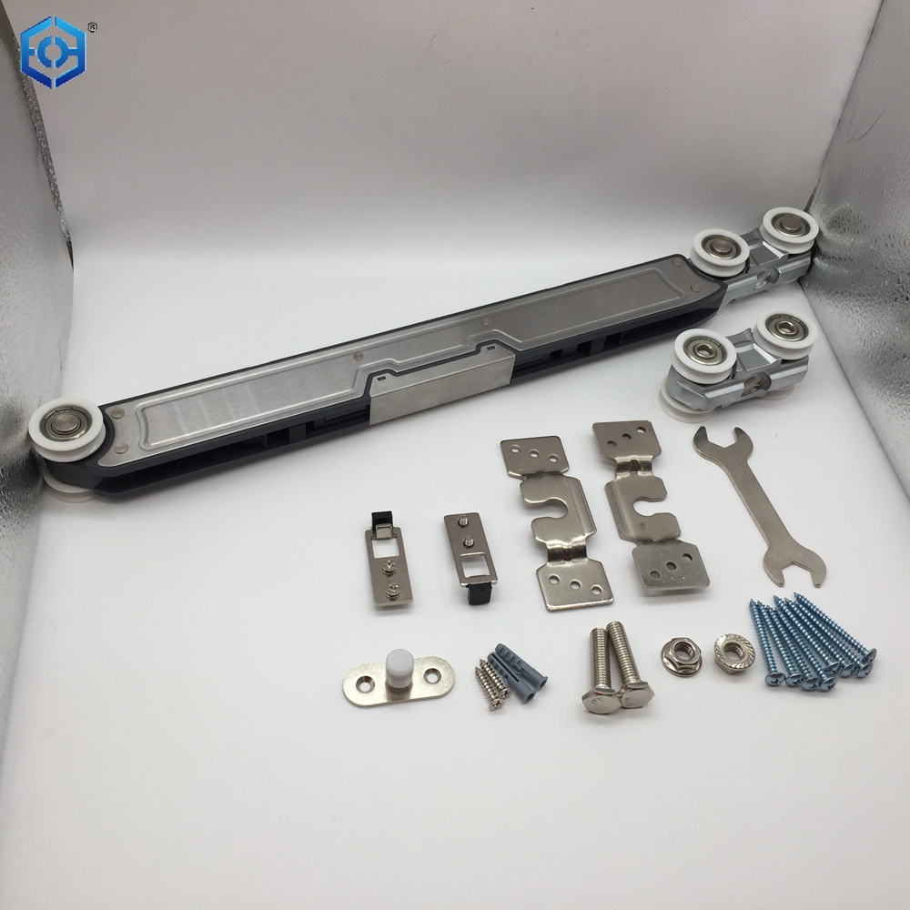 Soft Closing Heavy Duty Premium Sliding Door Roller Kit for 100-150kg Wooden Door