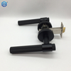 Black Brass Heavy Duty Entry Door Lock with Keys for Exterior Interior Doors