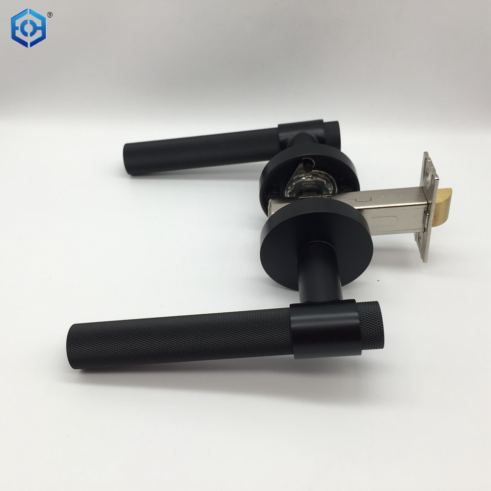 Black Brass Heavy Duty Entry Door Lock with Keys for Exterior Interior Doors