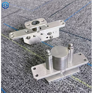 Stainless Steel Bathroom Offset Door Center Hardware Fittings 500kg Floor Spring 360 Degree Rotating Sky Axis Door Hinge