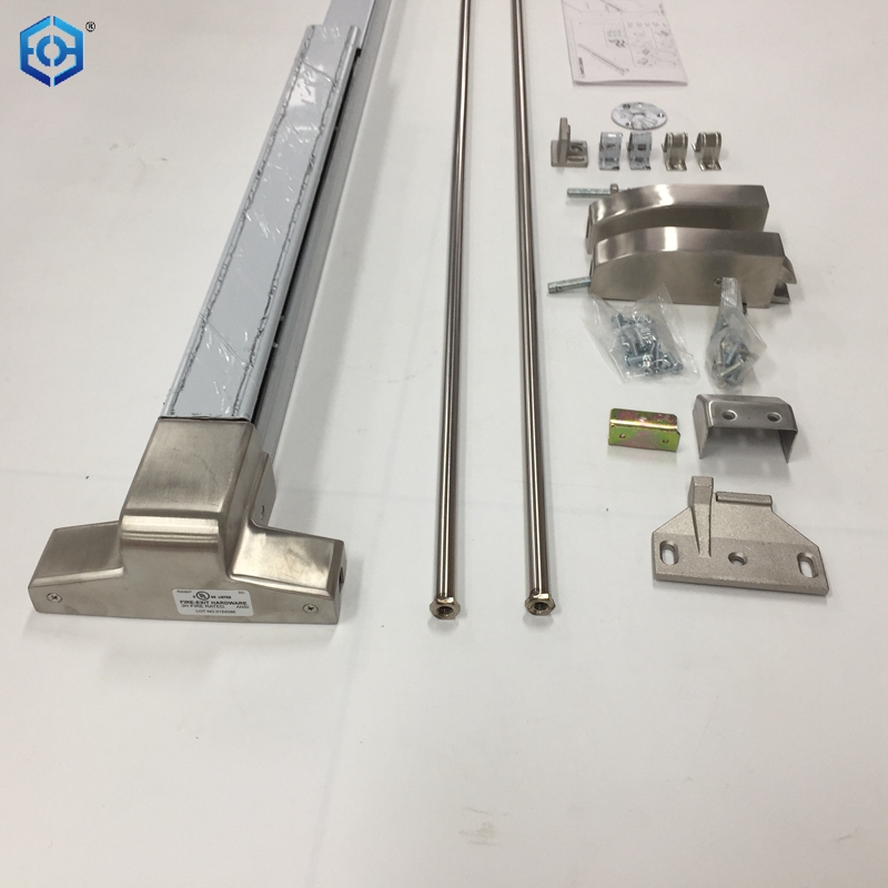 commercial door push bar panic exit device with alarm