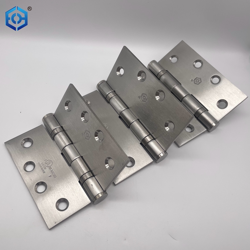UL Internal Door Hinges 4 Inch 102mm Pair of Fire Rated Ball Bearing Hinge Screws