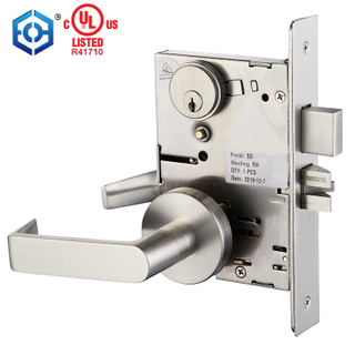 UL List American Style Standard Door Hardware Dormitory Lock for College School
