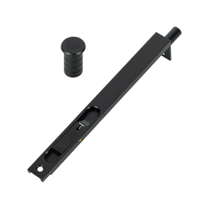 Black Safety Solid Brass Concealed Flush Door Bolt for Front Door 