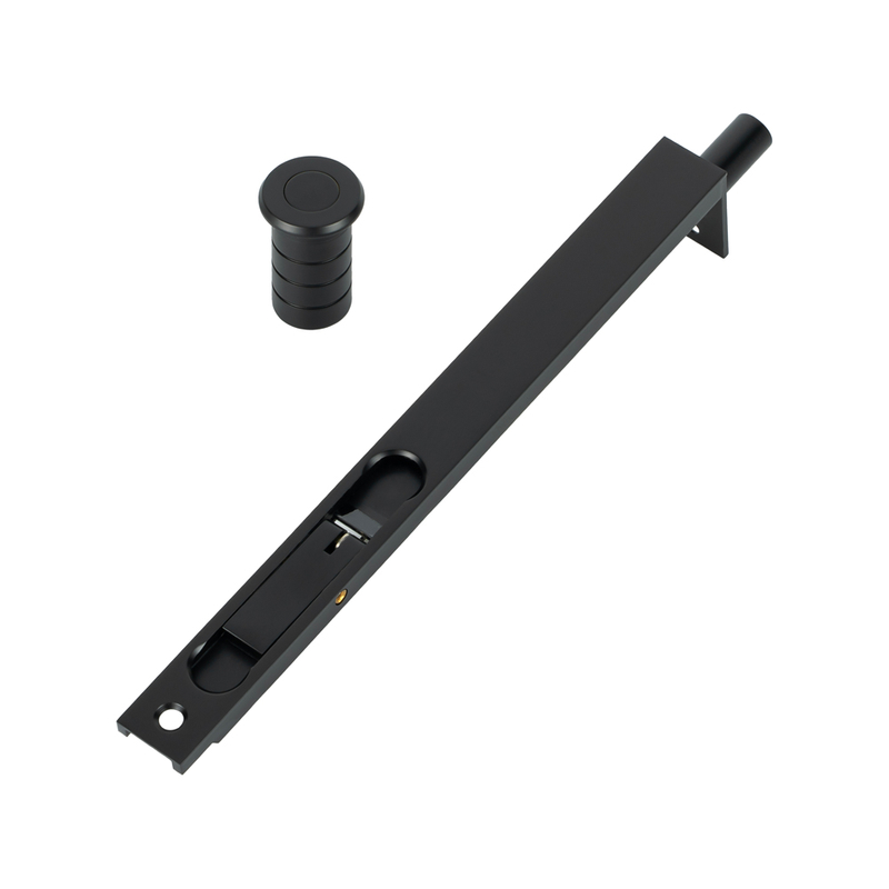 Black Brass Interior Door Dust Proof Strike for Flush Bolt