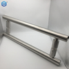 Durable Stainless Steel Glass Push Pull OEM Customized Round Pipe H Shape Glass Door Handle
